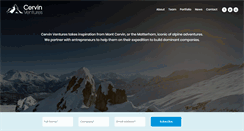 Desktop Screenshot of cervinventures.com